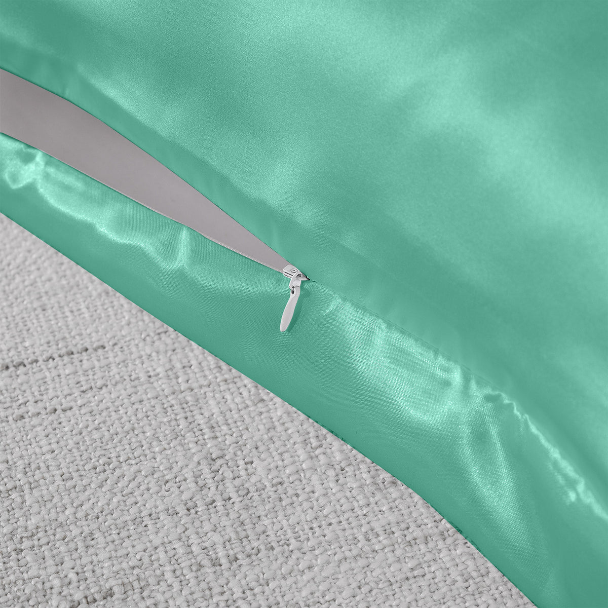 Royal Comfort Mulberry Silk Pillowcase Twin Pack 51 x 76cm - Mint