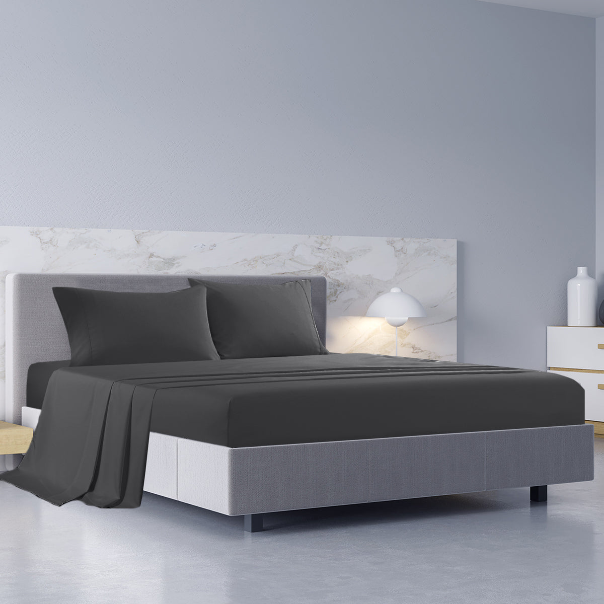 Royal Comfort 1000TC Hotel Grade Bamboo Cotton Sheets Pillowcases… - V160-204907