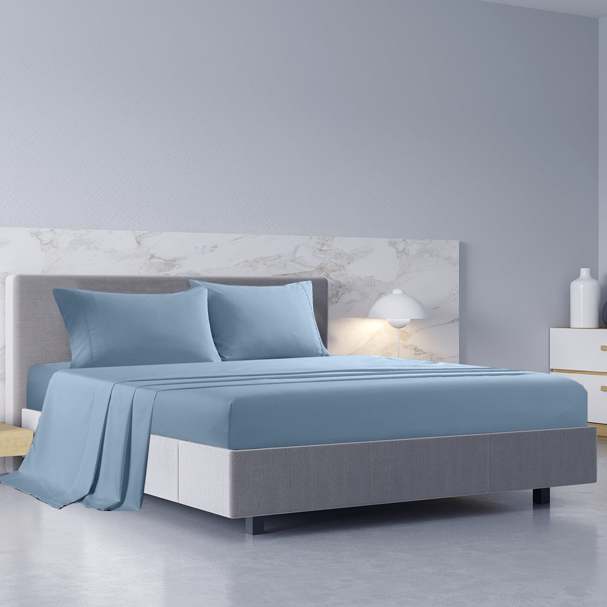 Royal Comfort 1000TC Hotel Grade Bamboo Cotton Sheets Pillowcases… - V160-204909