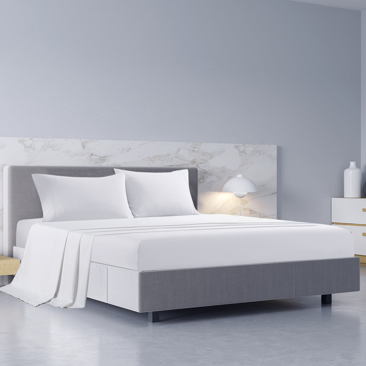 Royal Comfort 1000TC Hotel Grade Bamboo Cotton Sheets Pillowcases… - V160-204911