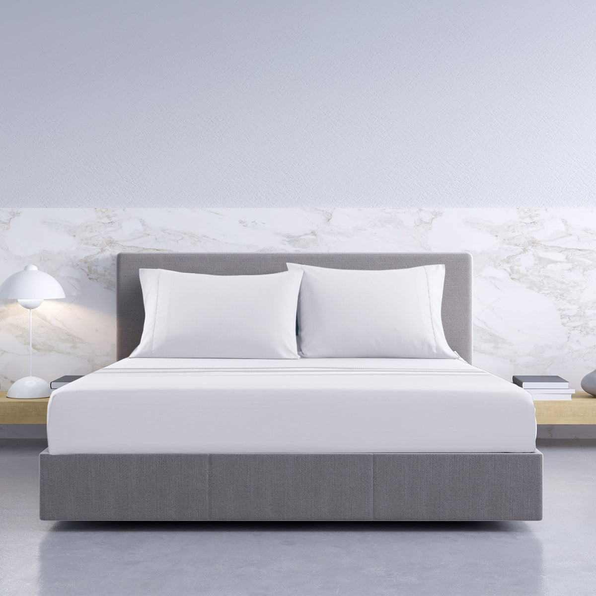 Royal Comfort 1000TC Hotel Grade Bamboo Cotton Sheets Pillowcases… - V160-204911
