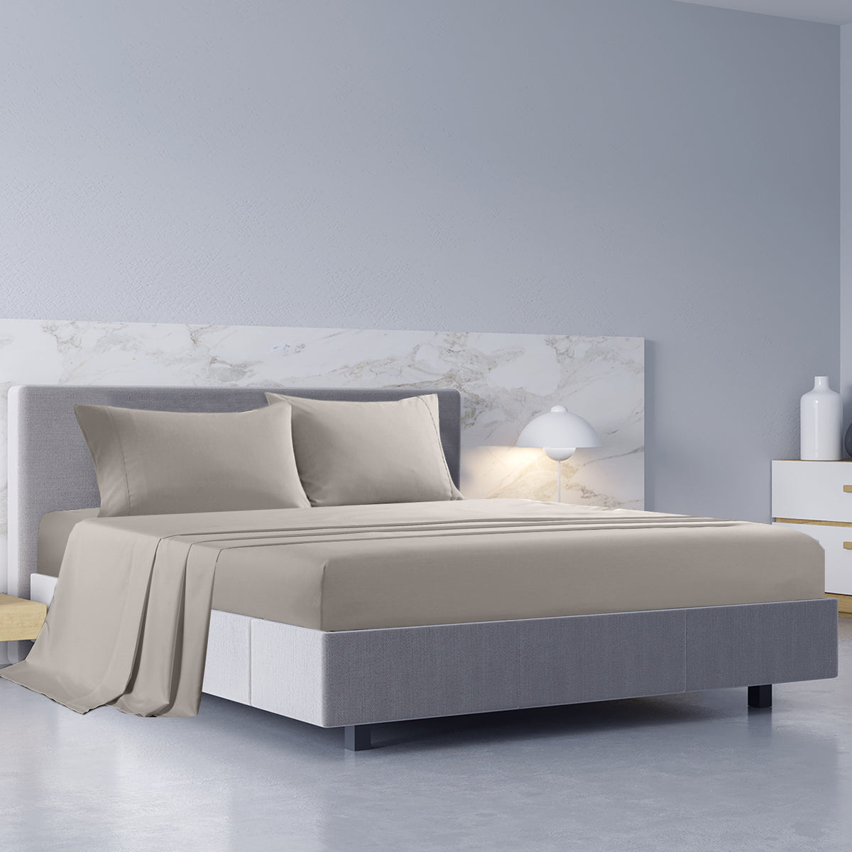 Royal Comfort 1000TC Hotel Grade Bamboo Cotton Sheets Pillowcases… - V160-204913