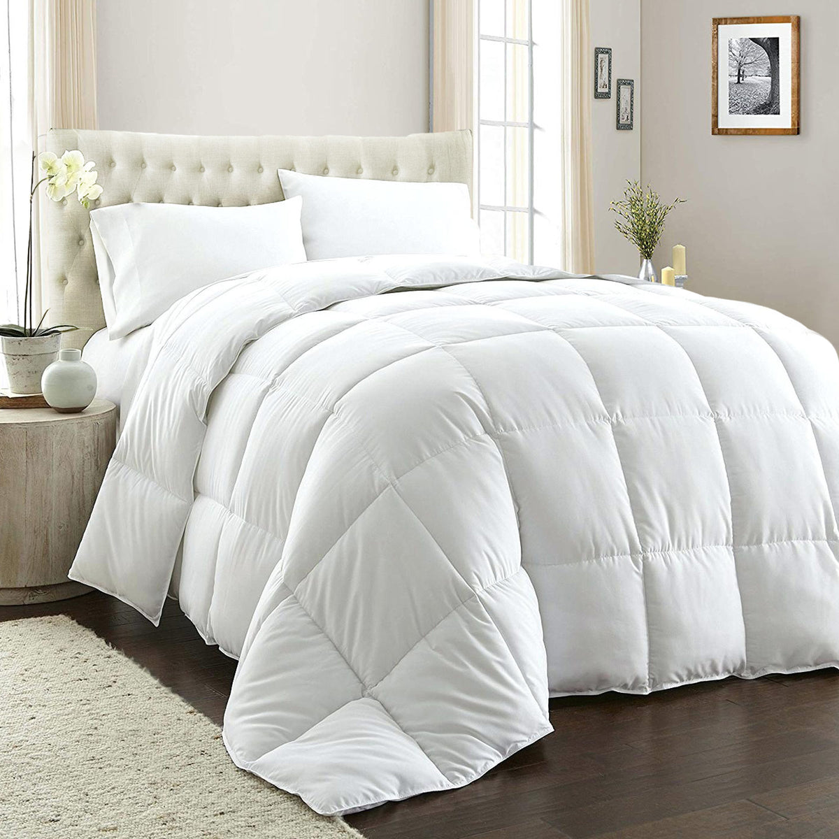 Royal Comfort 800GSM Quilt Down Alternative Duvet Cotton Cover… - V160-204997