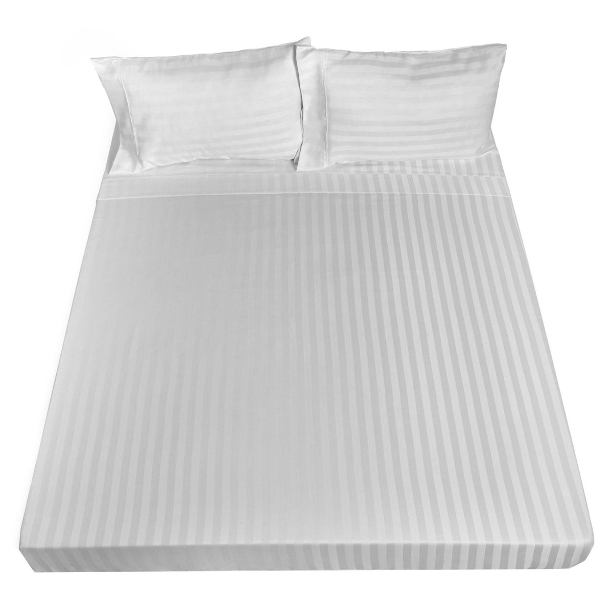 Royal Comfort 1200TC Sheet Set Damask Cotton Blend Ultra Soft… - V160-231655