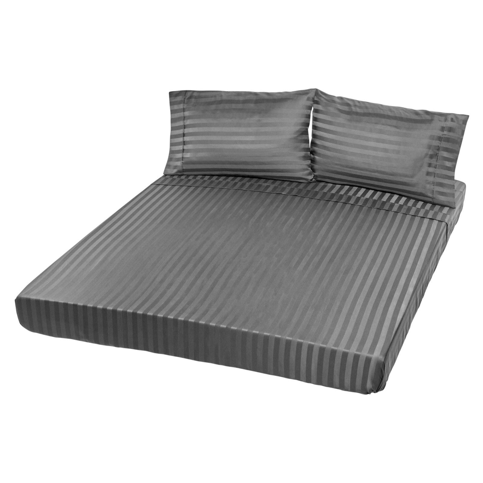 Royal Comfort 1200TC Sheet Set Damask Cotton Blend Ultra Soft… - V160-231656