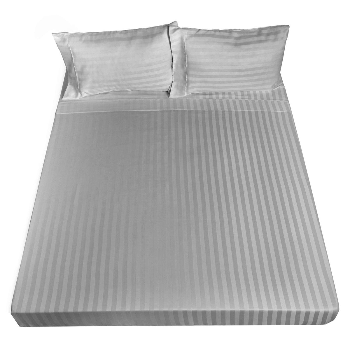 Royal Comfort 1200TC Sheet Set Damask Cotton Blend Ultra Soft… - V160-231657