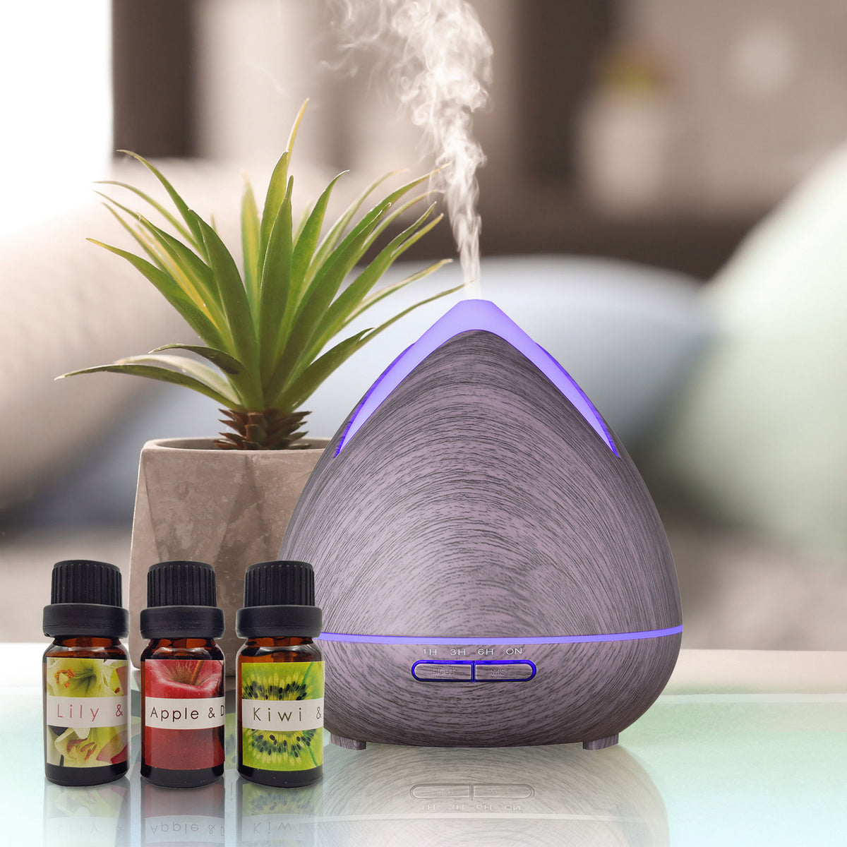 Essential Oils Ultrasonic Aromatherapy Diffuser Air Humidifier… - V160-501665
