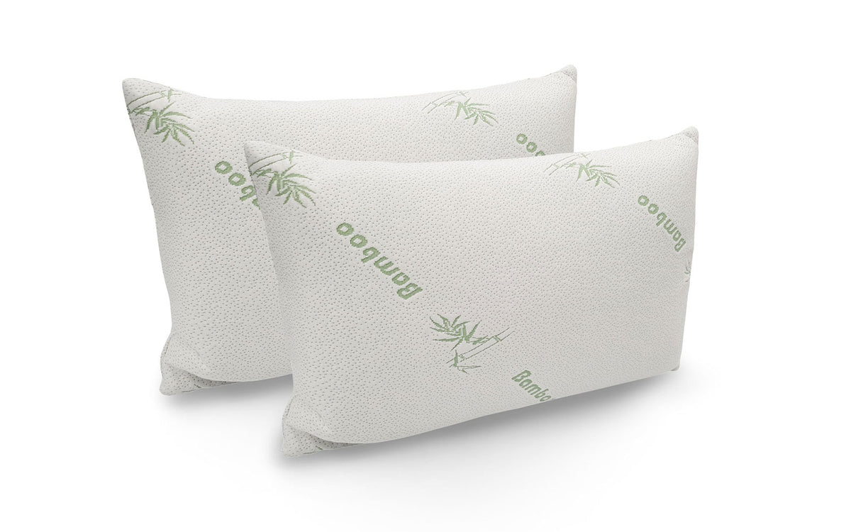 Royal Comfort Bamboo Blend Sheet Set 1000TC and Bamboo Pillows 2… - V160-K2368