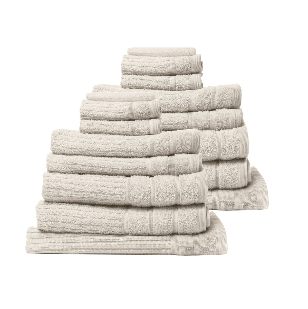 Royal Comfort 16 Piece Egyptian Cotton Eden Towel Set 600GSM… - V160-K2747