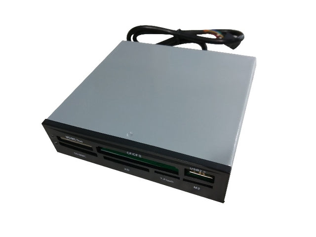 ASTROTEK 3.5' Internal Card Reader Black All In One USB2.0 - SD Flash Memory