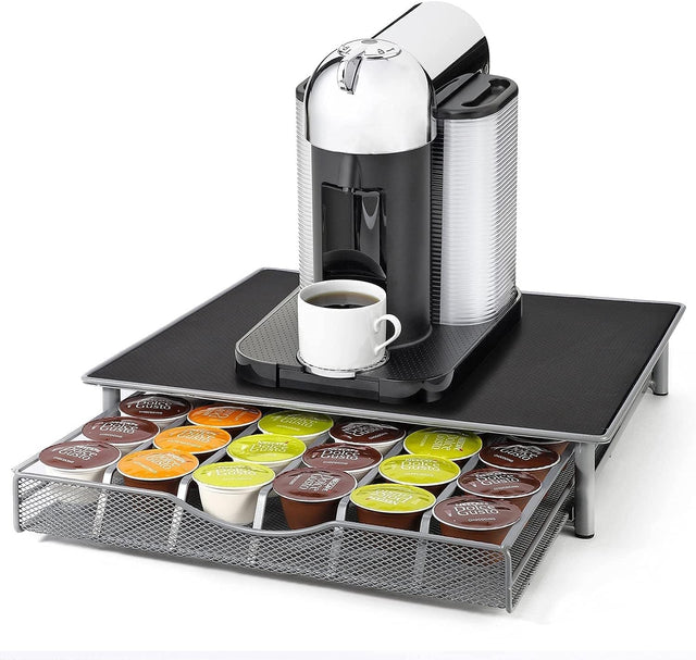 CARLA K Cup Coffee Pod Drawer for 36 Pods Storage Kitchen Counter Organizer