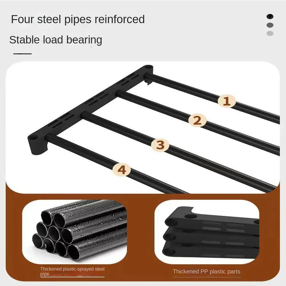 7-Layer Multi-Function Shoe Rack Space Saver
