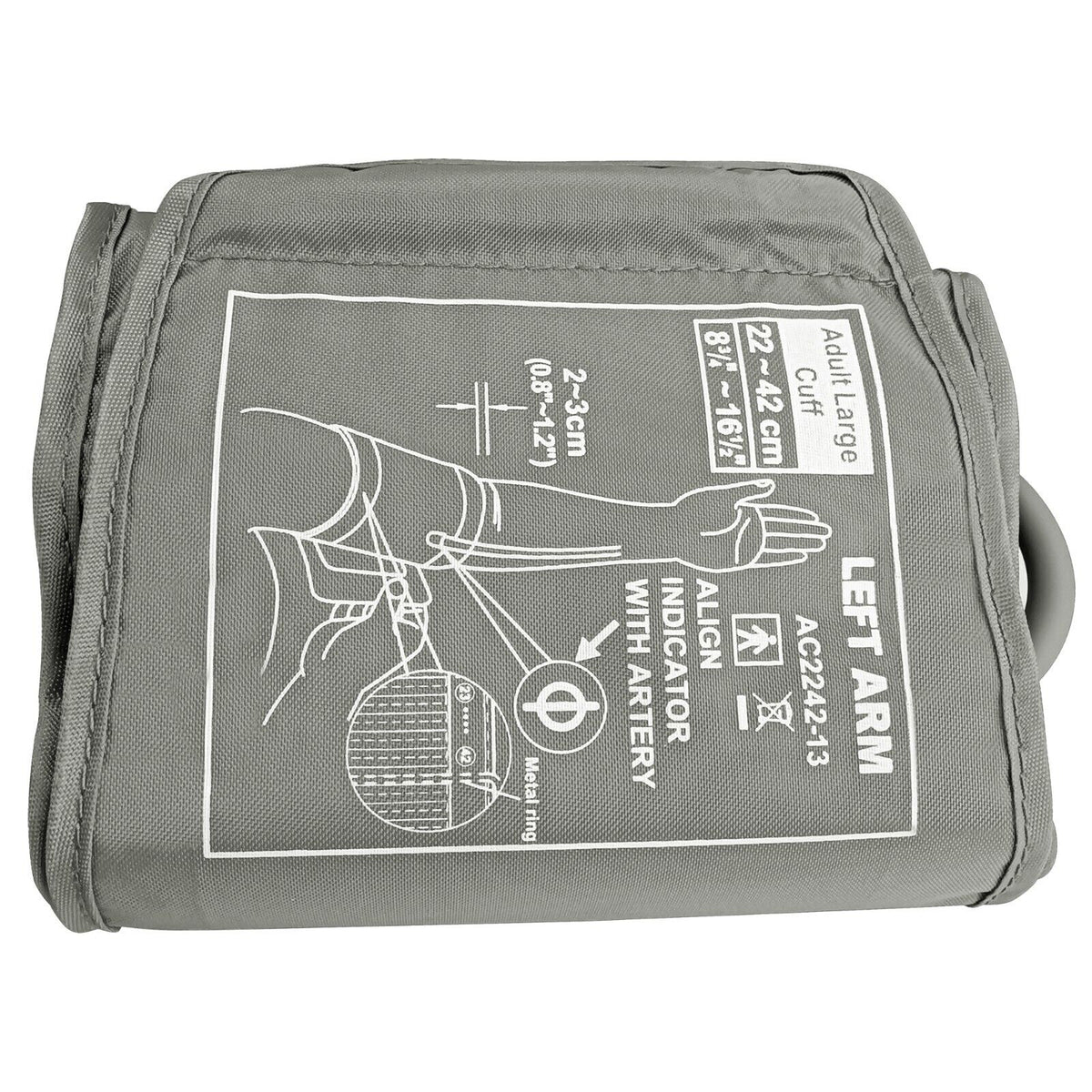 Bluetooth Blood Pressure Monitor, Large Cuff 22-42cm, Digital, Smartphone Compatible
