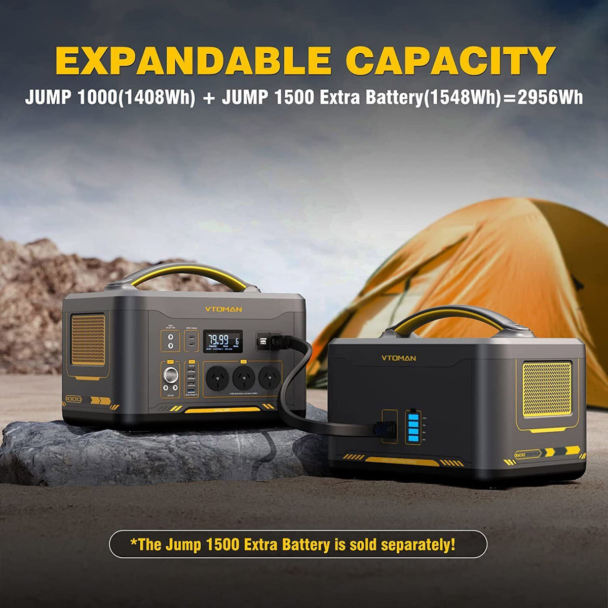 Jump 1000X 1000W Solar Generator + 220W Panel AC/DC