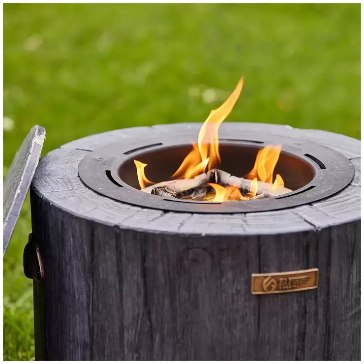 Charcoal Fire Pit - Eco Fuego - 8 Hour Candle Included