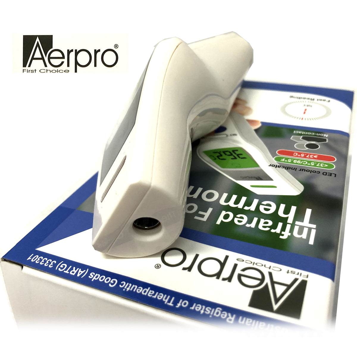 Aerpro Non Contact Infra Red Forehead & Body Thermometer Australian ARTG