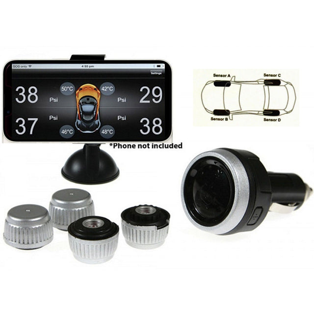 Gator DIY BT Wireless Pressure Monitor Monitoring System App Control TPM iOS