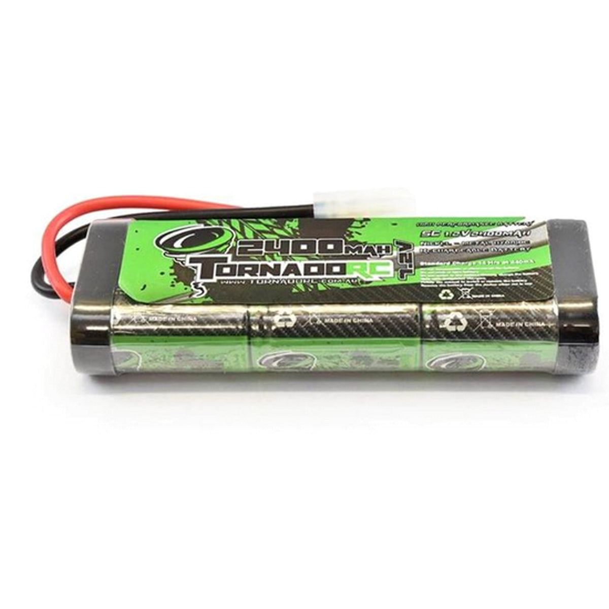 Tornado 7.2v 2400mah Stick Pack Battery For RC Radio - Tamiya Connector
