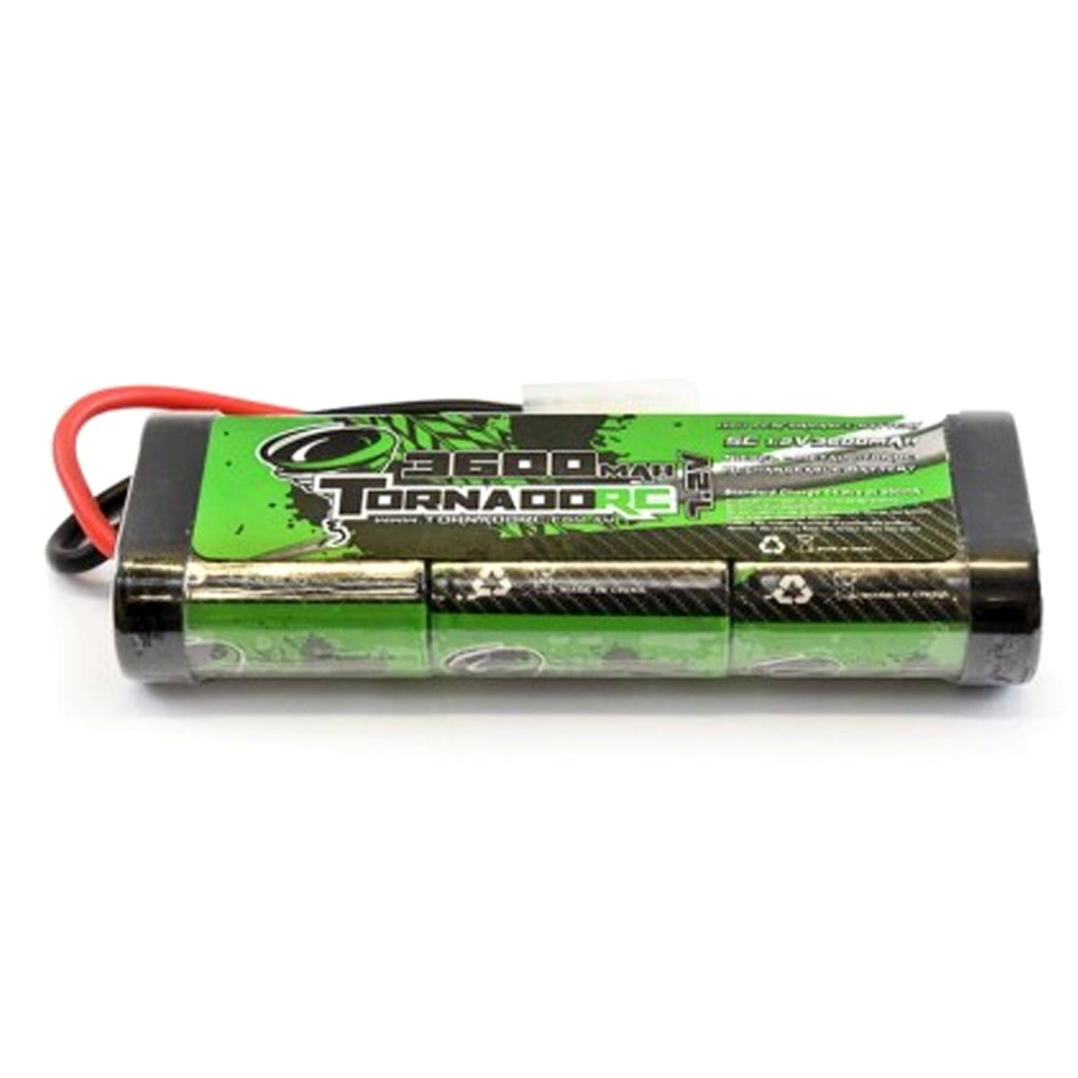 Tornado 7.2v 3600mah Stick Pack Battery For RC Radio - Tamiya Connector