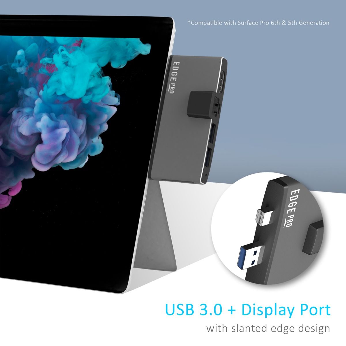 mbeat Edge Pro Multifunction USB- C Hub with LAN for - Surface Pro Gen 5/6