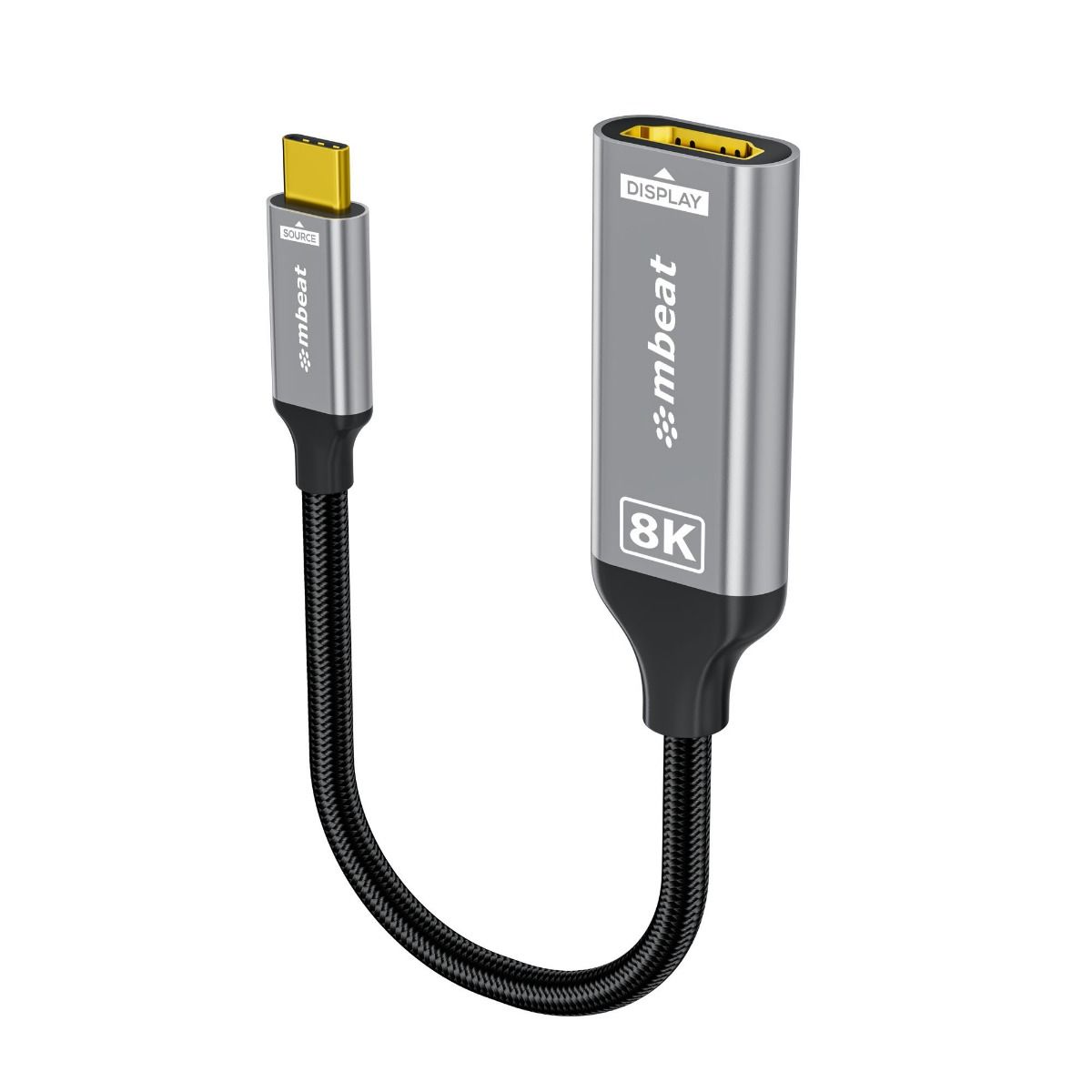 mbeat Tough Link 8K USB-C to HDMI Adapter - Space Grey