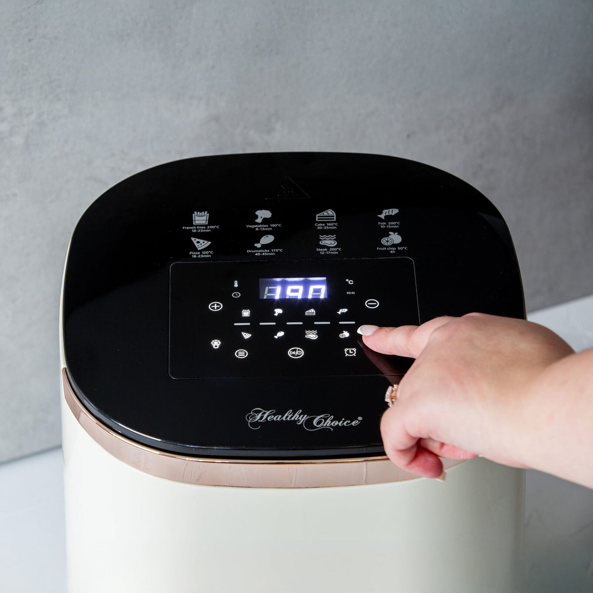7L Digital Air Fryer with 8 pre-set Touch-control Cooking - V196-AF753W_K
