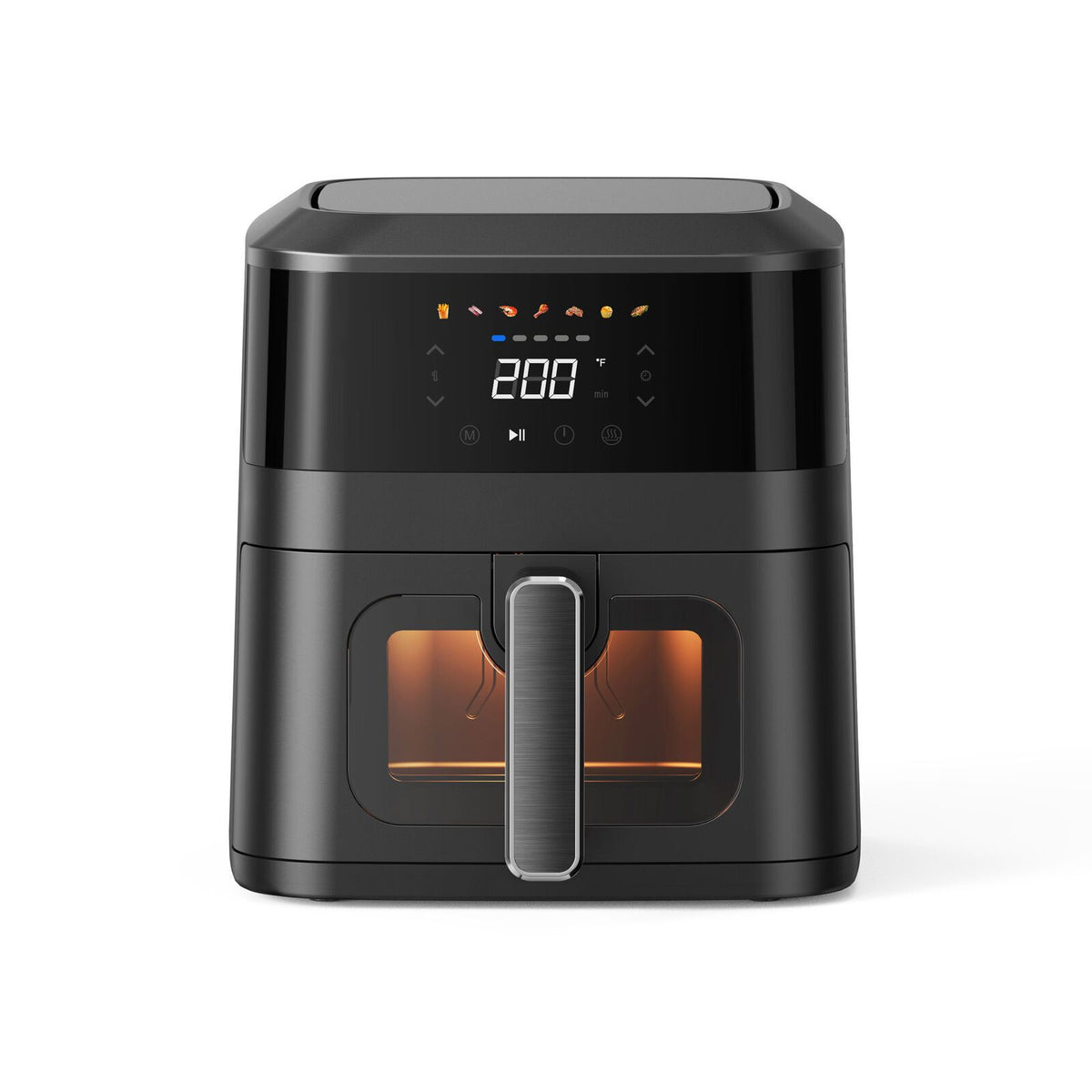 1400W 5L Non-Stick Digital Air Fryer with Clear Viewing Window