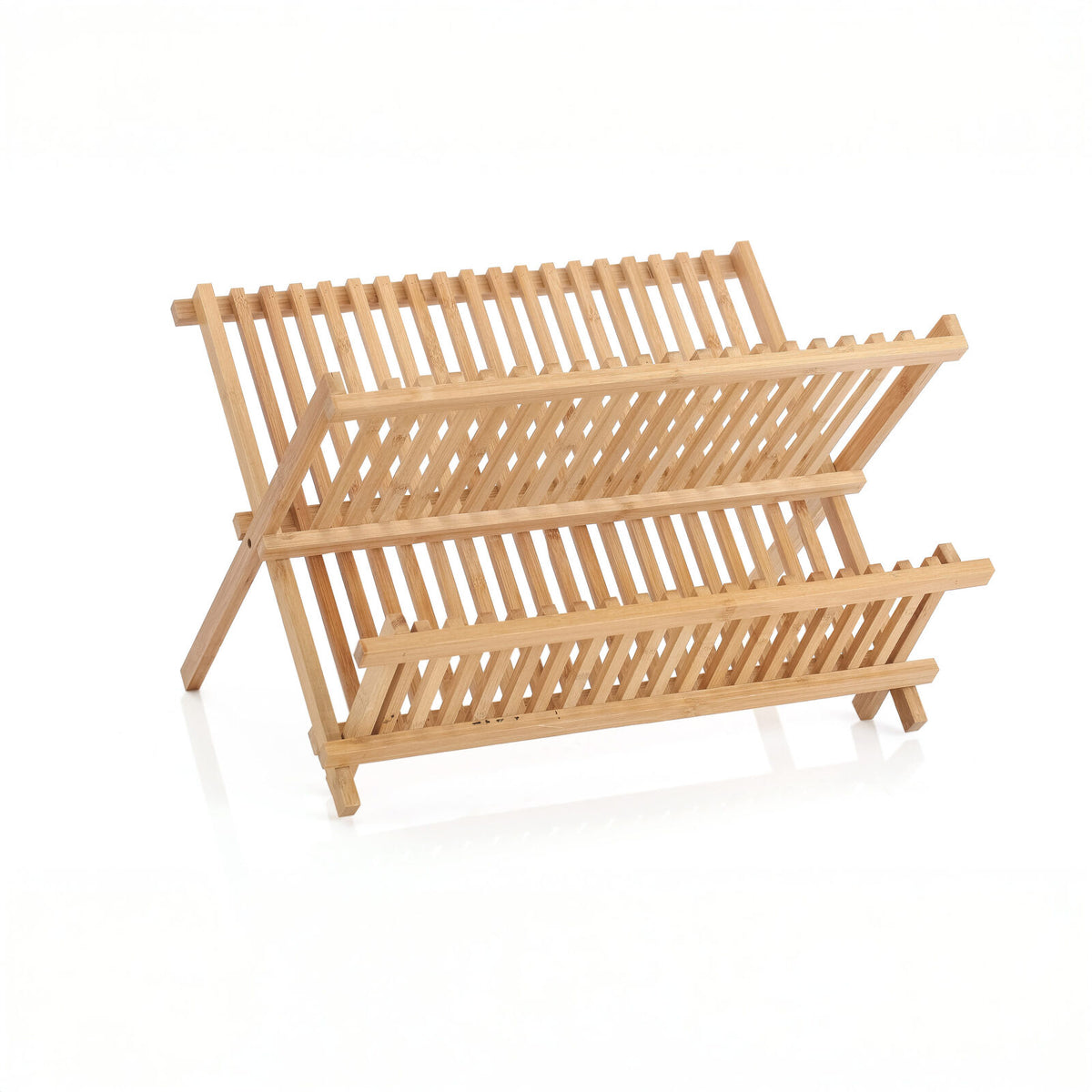 2 Tier Bamboo Dish Rack