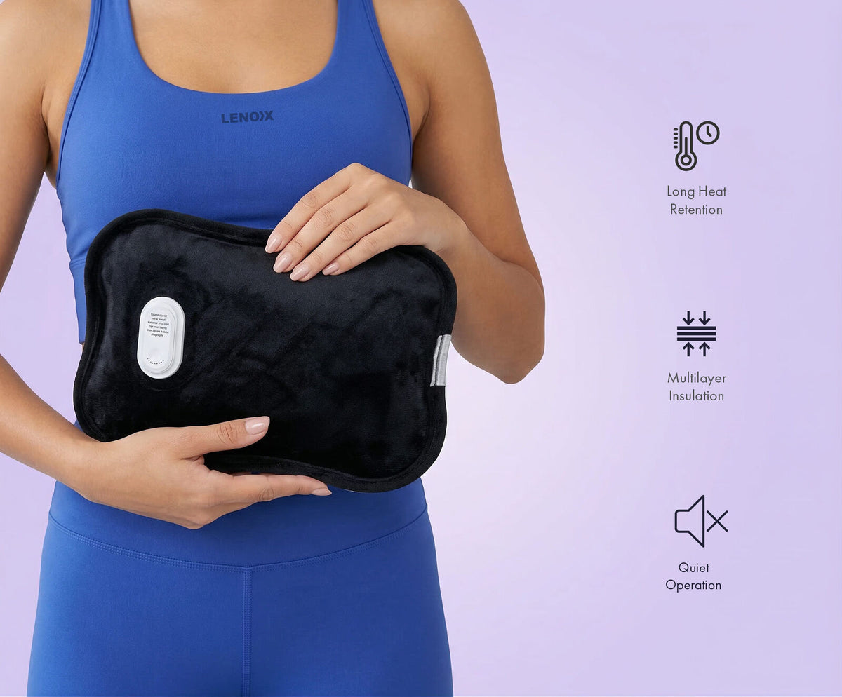 Rechargeable Electric Hot Water Bottle 180W, Fast Heating, Up to 70°C, Leak-Resistant Design