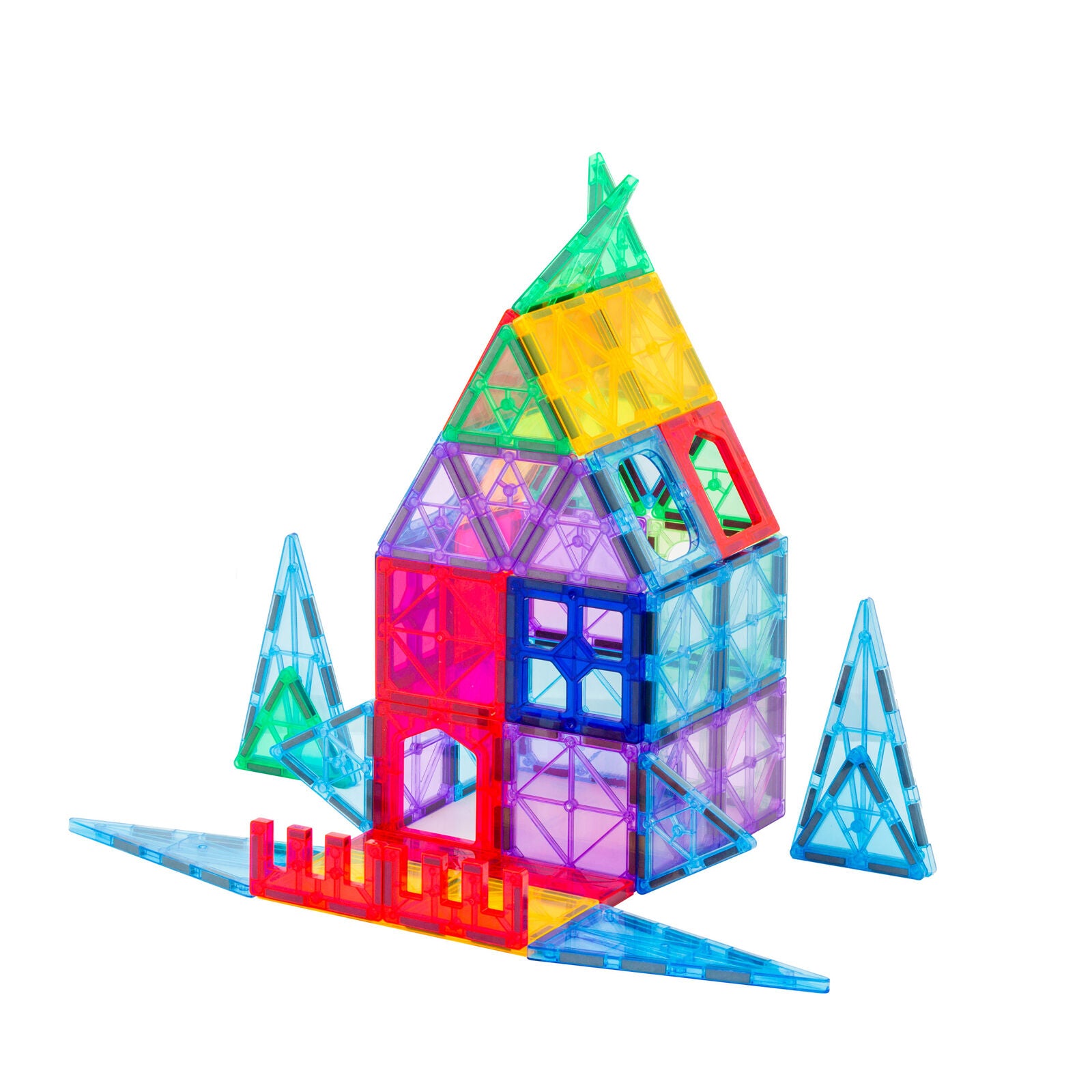 48 Pcs non - toxic STEM Educational, Durable Magnetic Tiles/Puzzle with