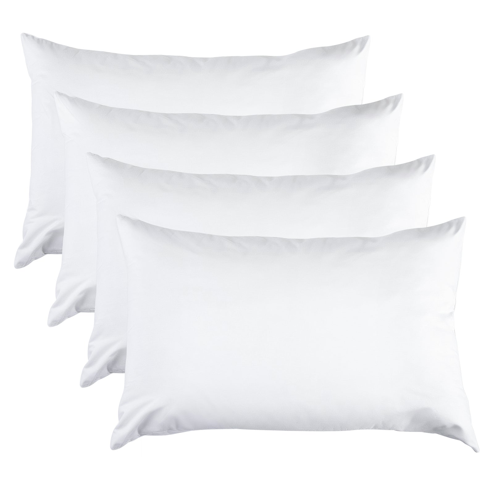 100 Percent Cotton Pillow Cover with 800g Poly Fill, Hypoallergenic, - Cooling