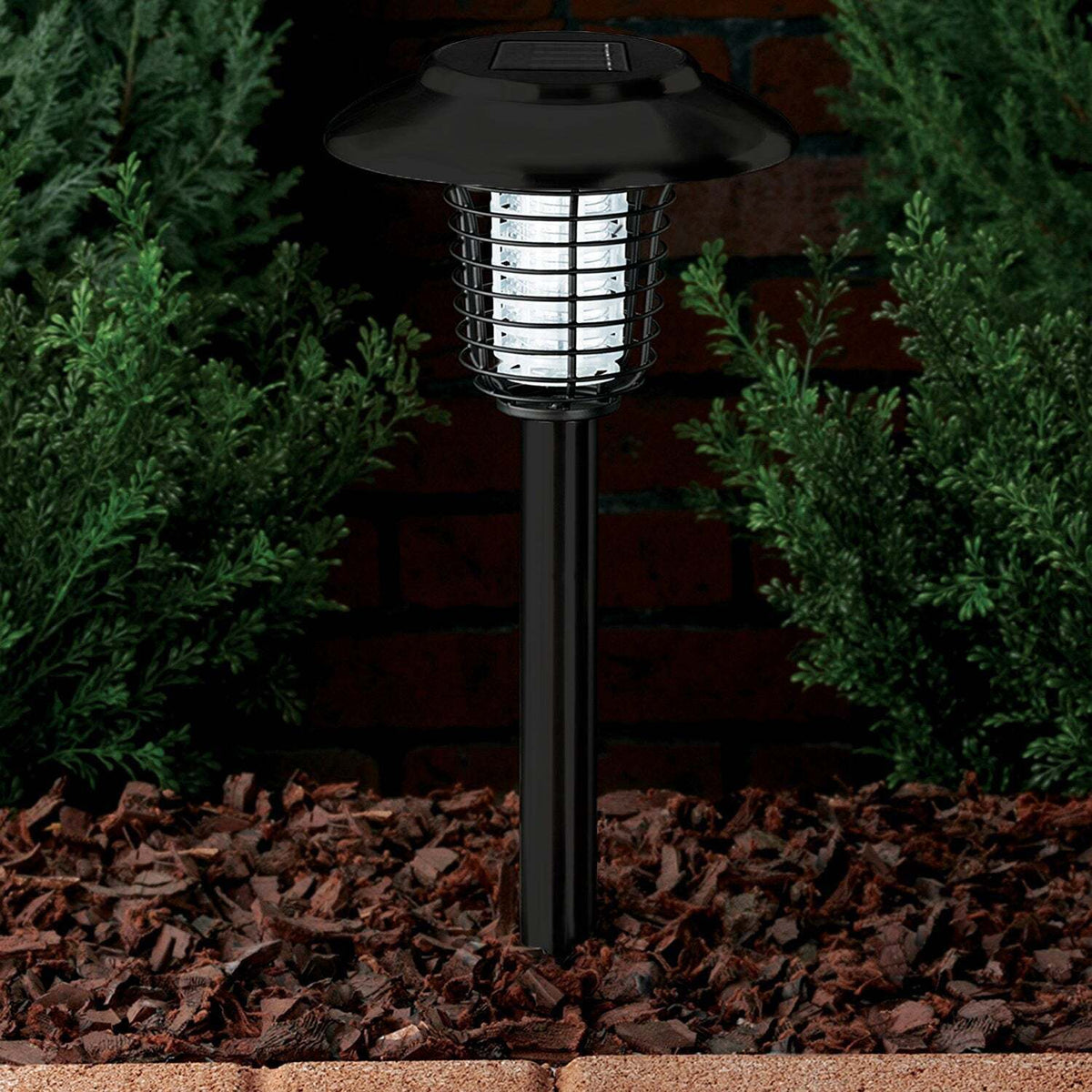 Wireless Solar - Powered Mosquito Killer Lamp (Black)