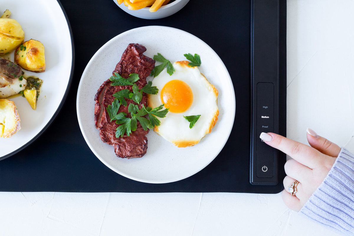 Electric Warming Mat Adjustable 3 - Level Heat, Rollable & Hot Plates Heat Pad