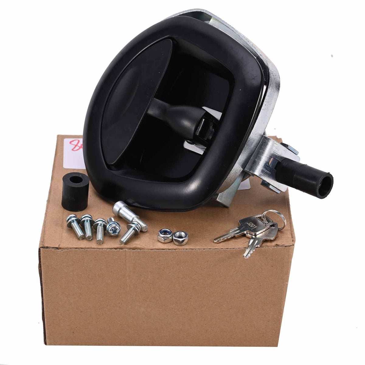 2 pcs Tail T Handle Lock Compression Latch Black For Trailer Ute Canopy Toolbox