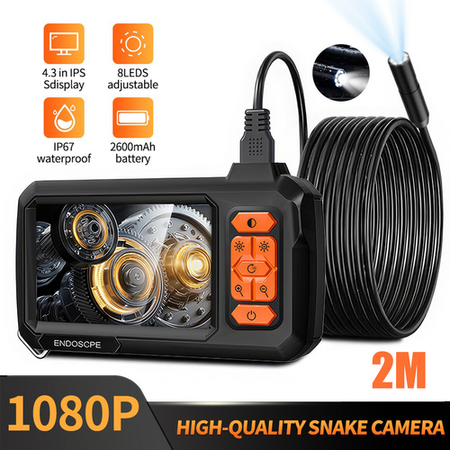 2M 8mm Lens Industrial Endoscope 1080P Digital Borescope… - V201-BBA8002BL8AUA