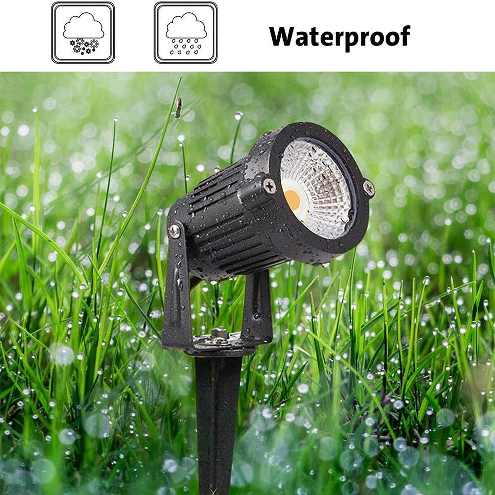 10PCS 12V LED Waterproof Outdoor Garden Spotlights Landscape Light Flood -