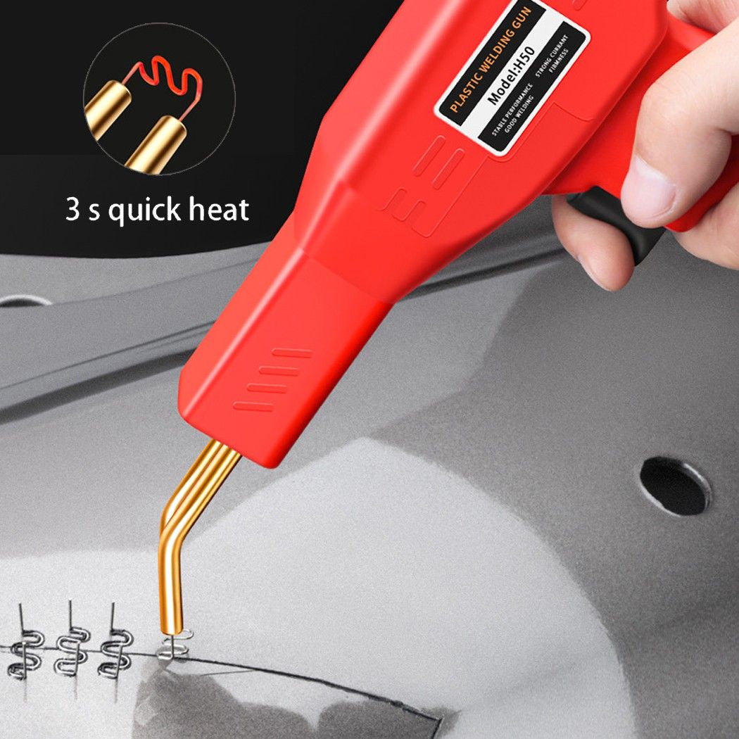 Hand held Welder Weld Repair of Plastic Cracks Hot Stapler Machine Garage Tool