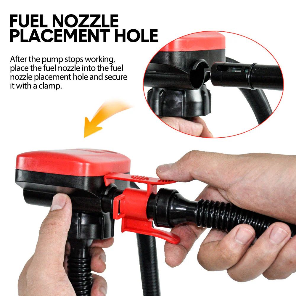 12V Portable Electric Oil Pump Handheld Diesel Pump Oil Fuel Water Transfer AU