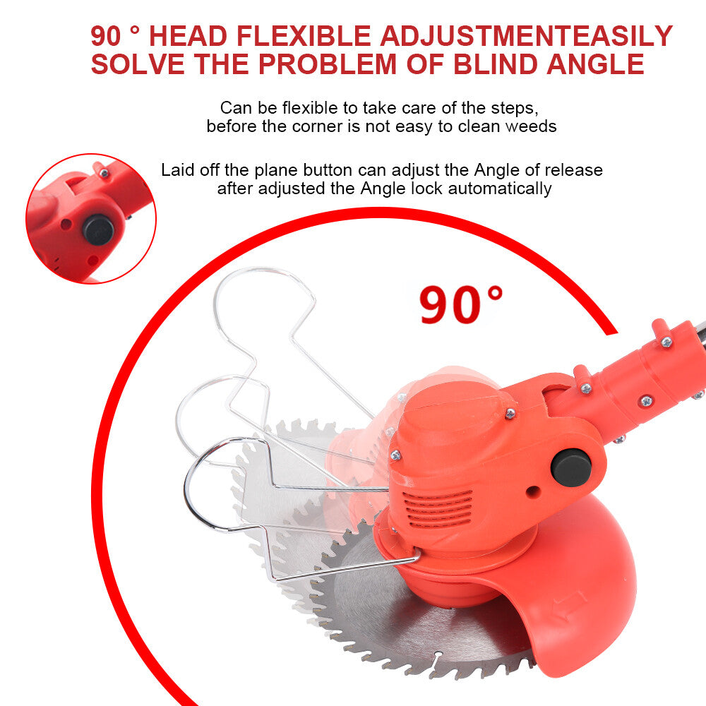 Whipper Snipper Mower Cordless Grass Trimmer Lawn Cutter Battery Brushcutter