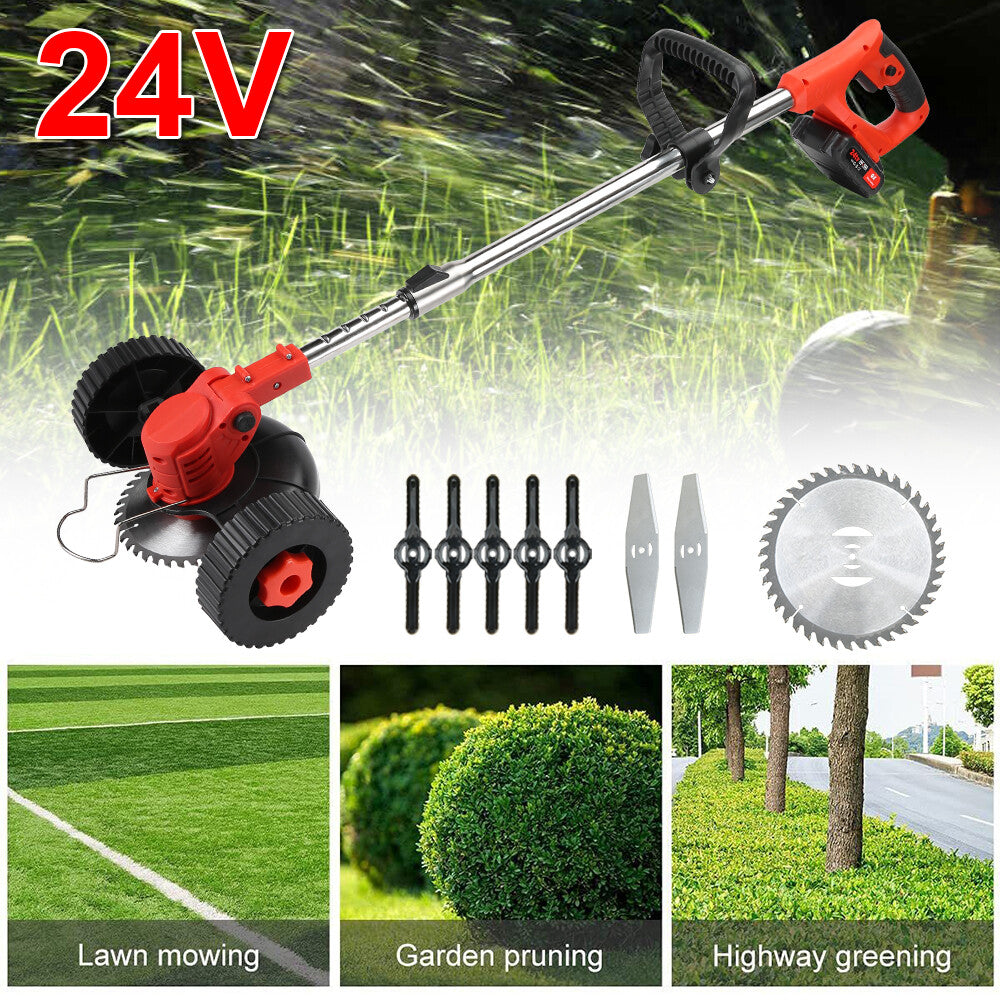 Whipper Snipper Mower Cordless Grass Trimmer Lawn Cutter Battery Brushcutter