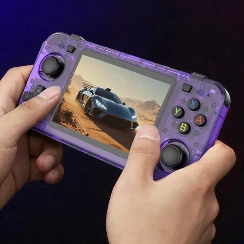 20000+ Games R36H Portable Video Game Consoles Retro Handheld Game Console purple
