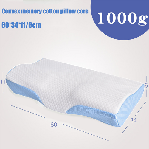 Memory Foam Contour Pillow Cervical Groove Ergonomic Neck Comfort  AU