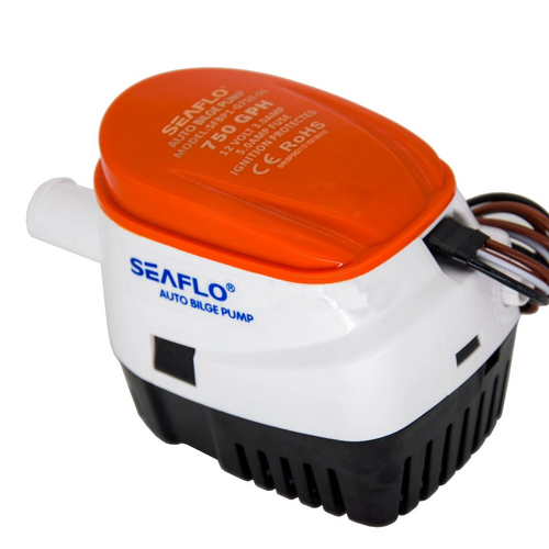 SEAFLO 12V 750GPH Automatic Bilge Pump Marine Boat Auto Submersible Pump