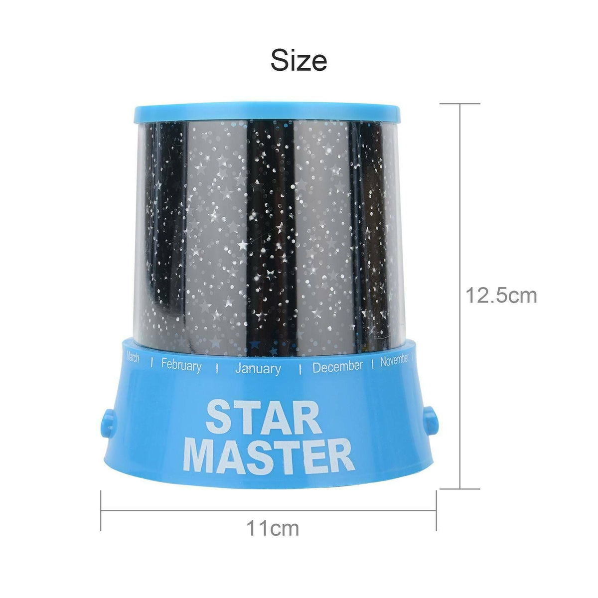simple Romantic LED Starry Night Sky Galaxy Projector Lamp Star Cosmos Party Home Decor black