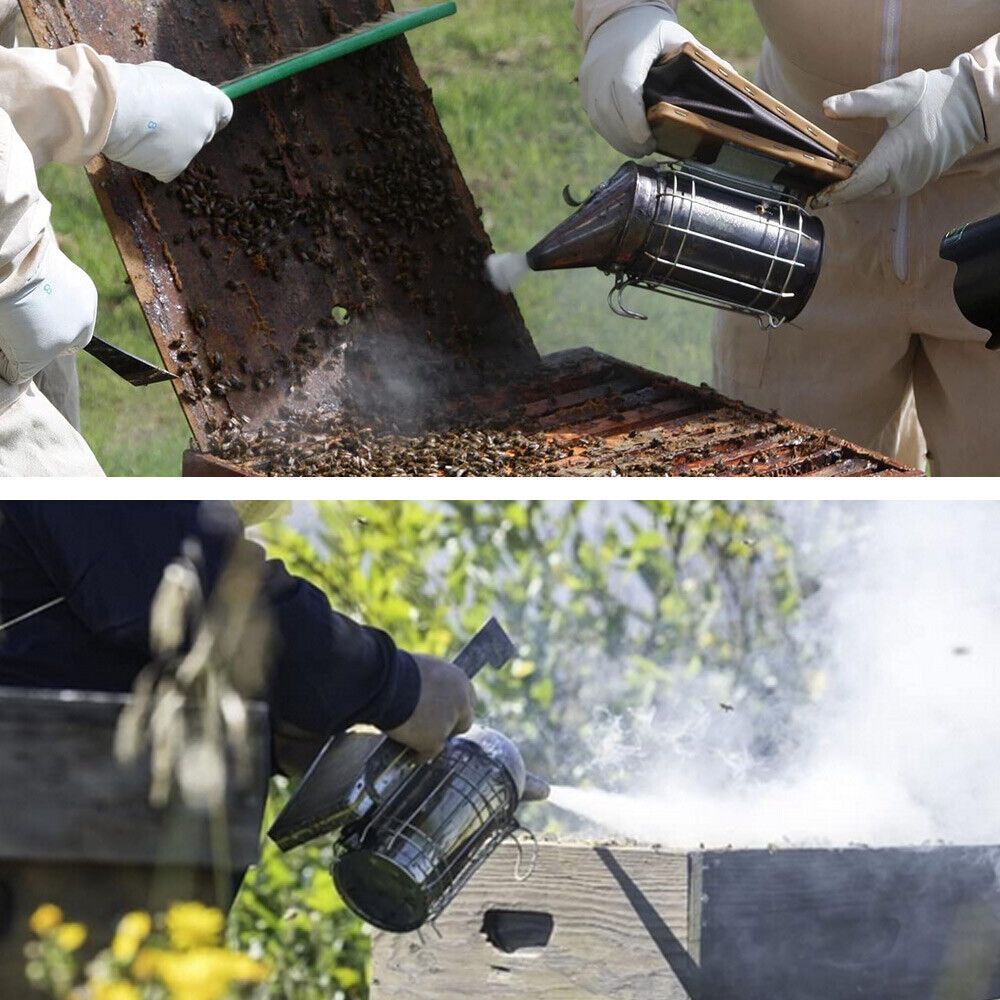 110 Beekeeping Equipment Tool Bee Smoker Brush Fork Hive Tool Bee Catcher Marker