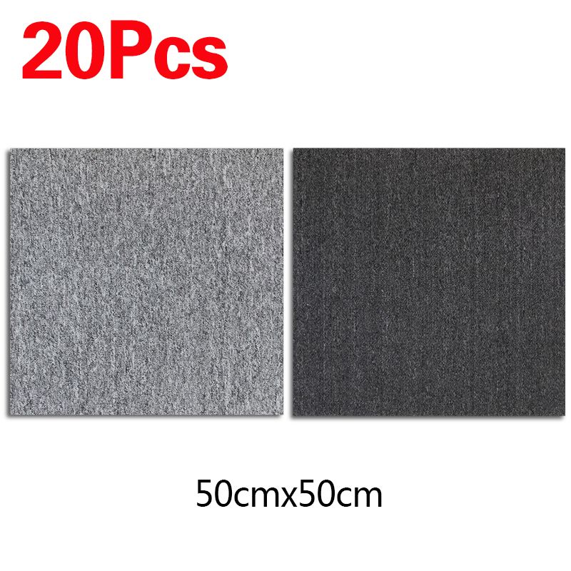 20Pcs Premium Carpet Tiles Commercial Domestic Office Heavy Use Flooring （）