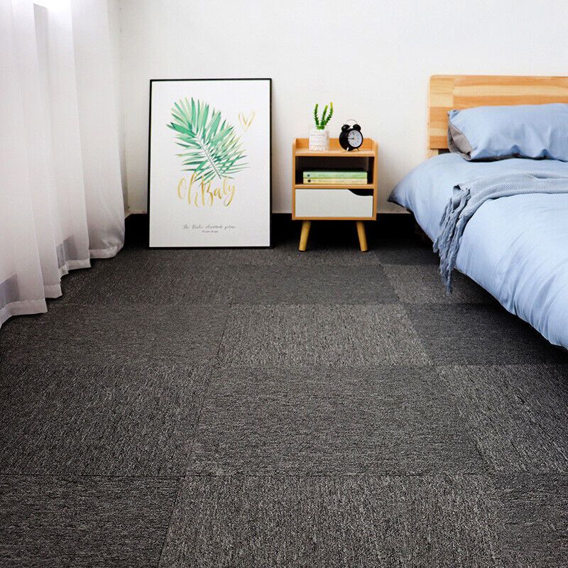 20Pcs Premium Carpet Tiles Commercial Domestic Office Heavy Use Flooring （）