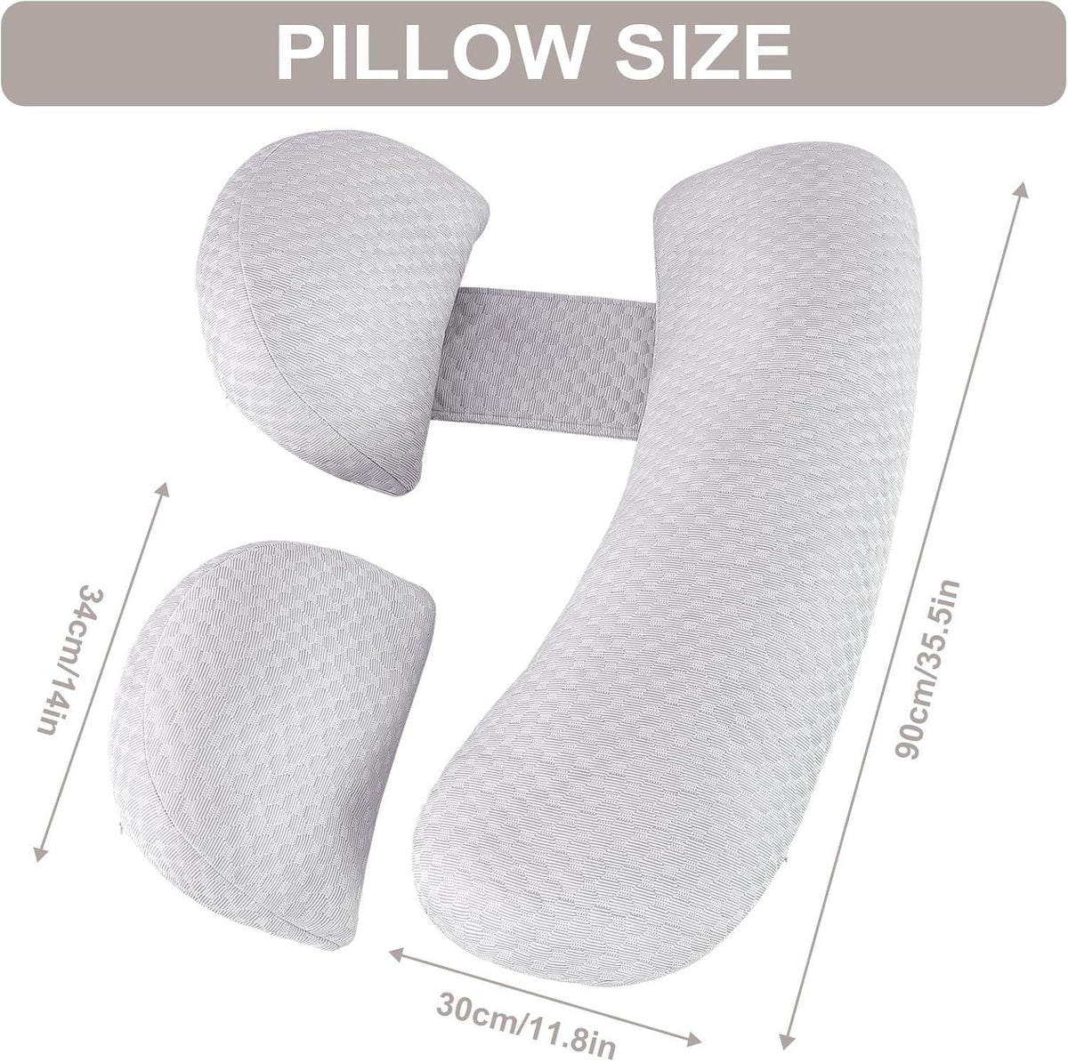 Pregnancy Pillow, Maternity Pillow Support for Sleeping Pregnancy Pillow for HIP