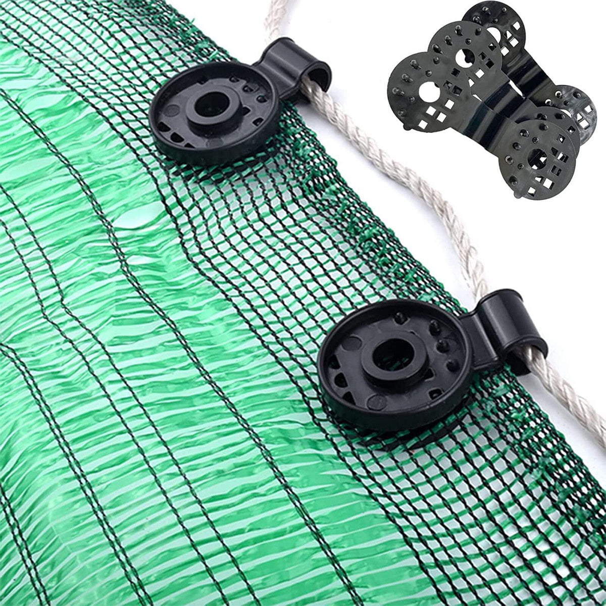50PCS Shade Cloth Plastic Clips Heavy Duty Lock Sun Shade Cloth Net Greenhouse