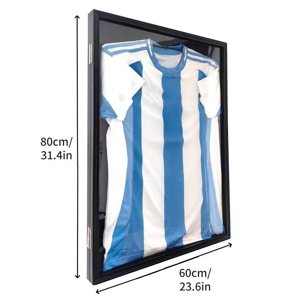 Jersey Frame Display Case Large Sports Jersey Showcase Box Custom Shirt Display